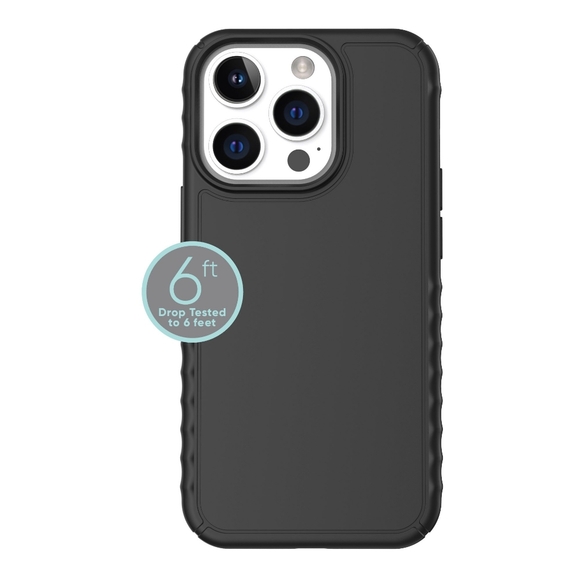 Black Protective Gel Phone Case for iPhone 13 or 14 Pro - Picture 5 of 10